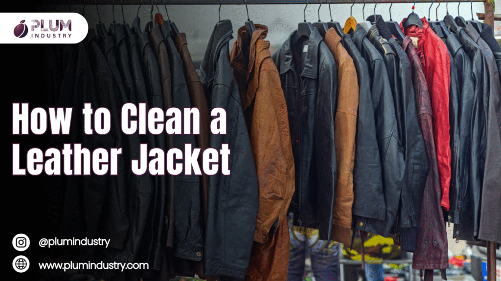 how to clean a leather jacket