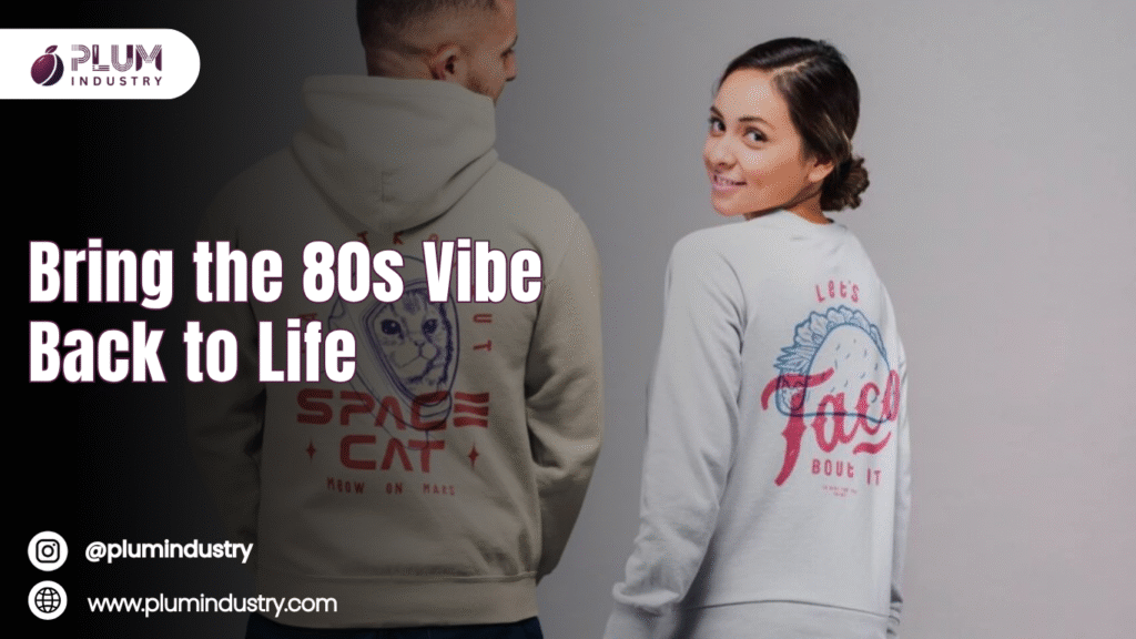 How to Make an 1980s Sweatshirt