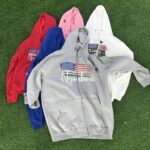 Custom 330G Oversized Full Design Your Own Logo Sleeve Hoodies