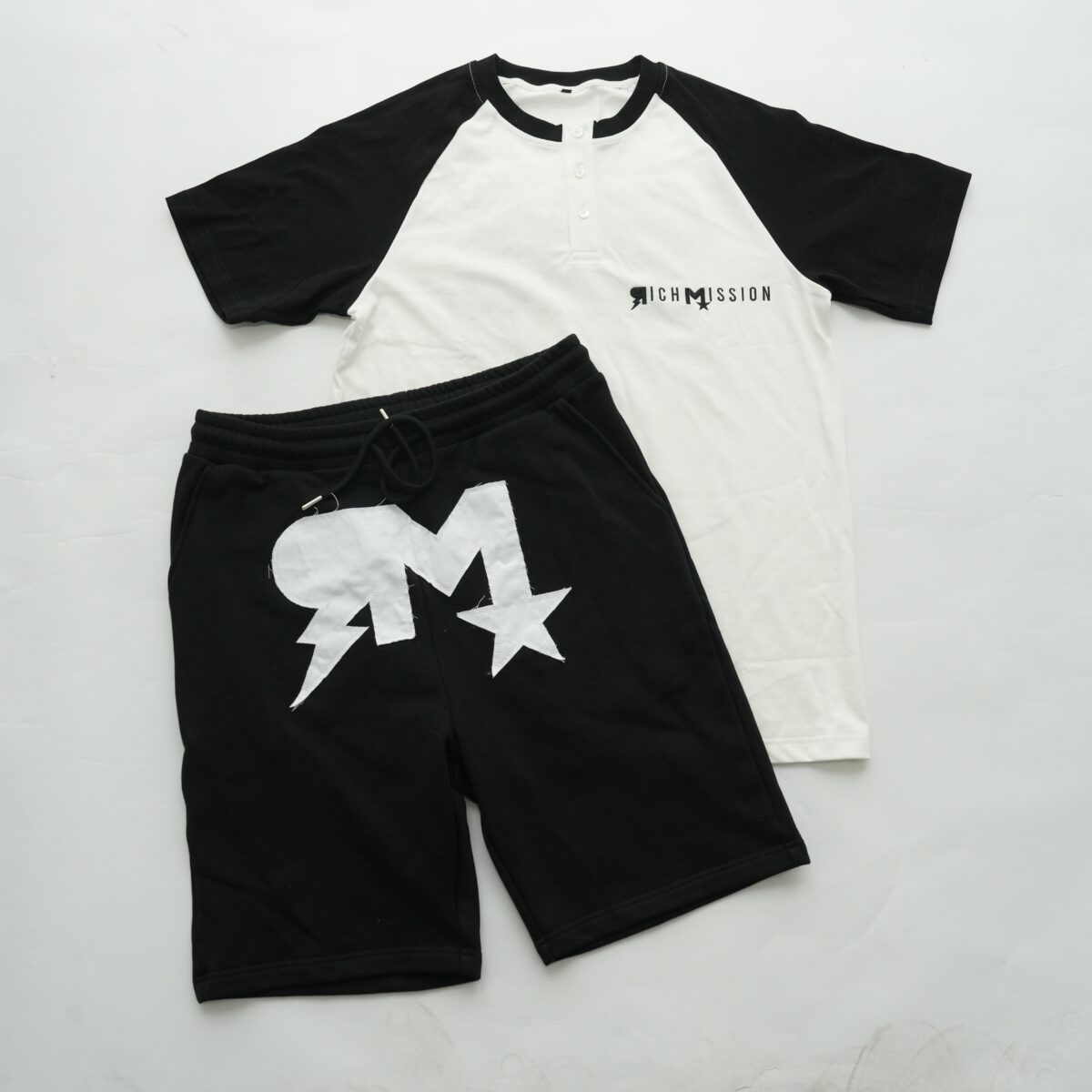 Plumindustry 220 GSM Pure Cotton Summer Sets | Custom Embroidery Logo T-shirt and Shorts for Men and Women - Image 1