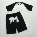 Plumindustry 220 GSM Pure Cotton Summer Sets | Custom Embroidery Logo T-shirt and Shorts for Men and Women