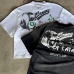 YKH 240GSM 100% Cotton Boxy Style Men's Shirt Custom Logo