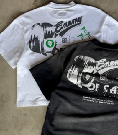 YKH 240GSM 100% Cotton Boxy Style Men's Shirt Custom Logo