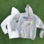 Custom 330G Oversized Full-Zip Hoodies - Unisex Long Sleeve Hoodies
