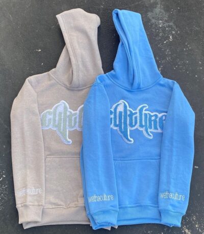 Chenille Embrodiery Logo 330GSM Fleece Hoodie