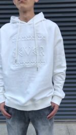 400g Cotton Heavyweight Fleece Unisex Hoodie with 3D Embossed Custom Logo and Pocket