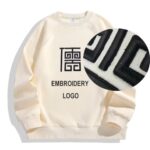 Wholesale 600GSM Heavy Fleece Fashion Sweatshirt | Custom Solid Color Hoodies with Embroidery Logo