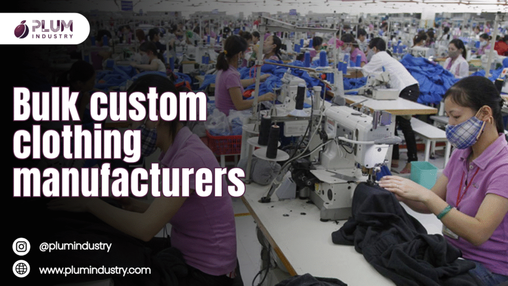 Bulk Custom Clothing Manufacturers