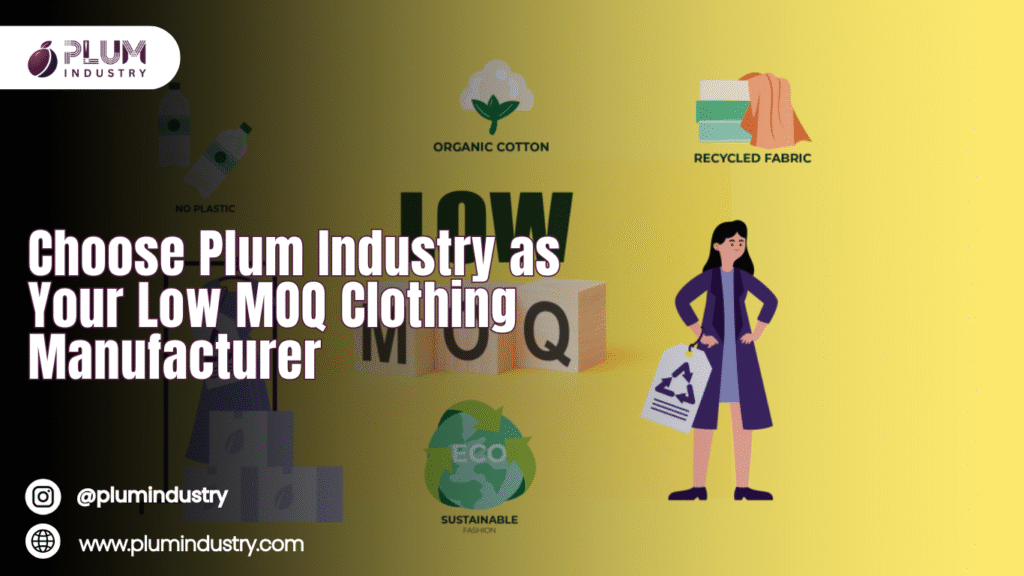 low moq clothing manufacturer