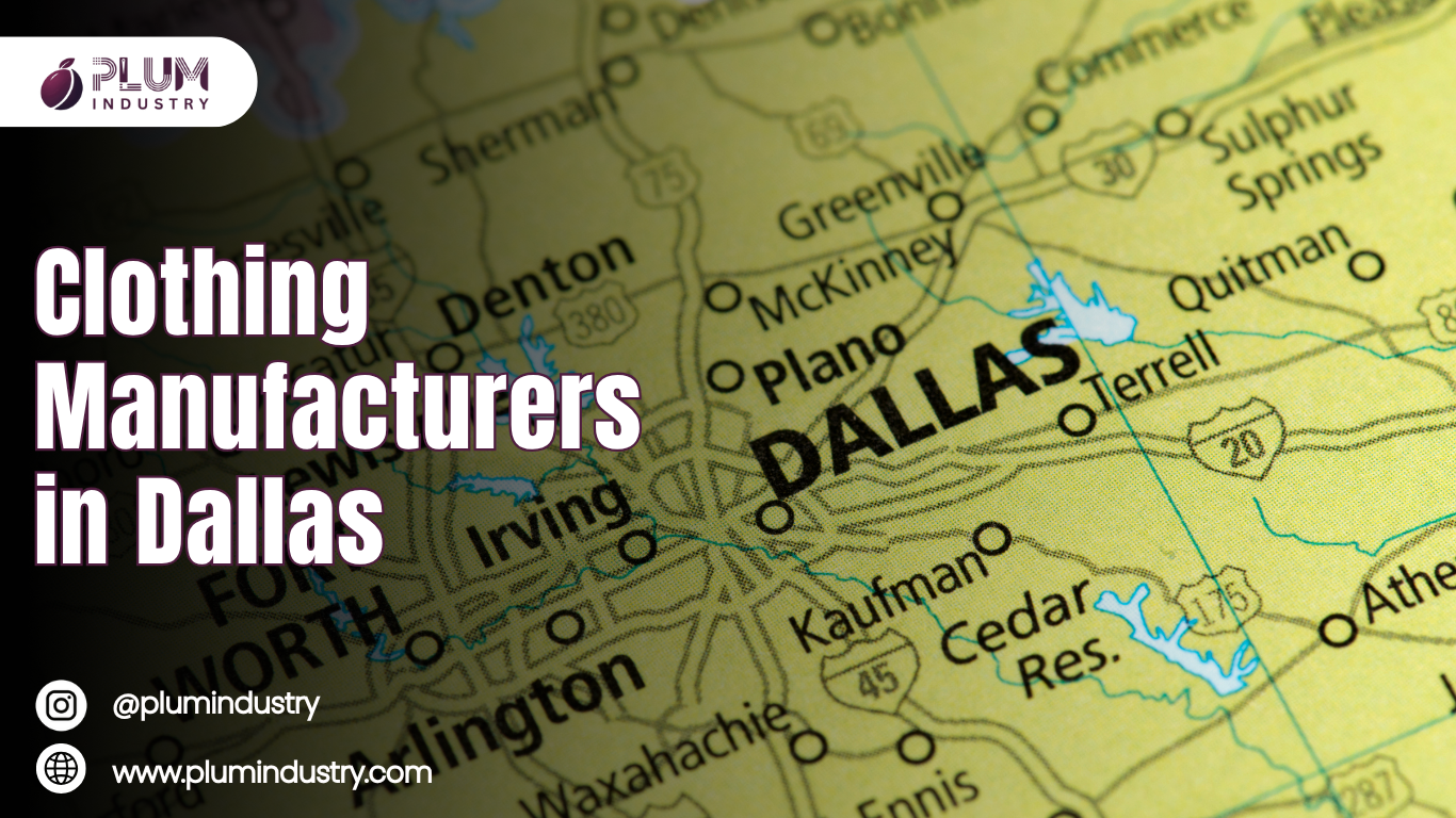 Professional clothing manufacturers in Dallas working on custom apparel.