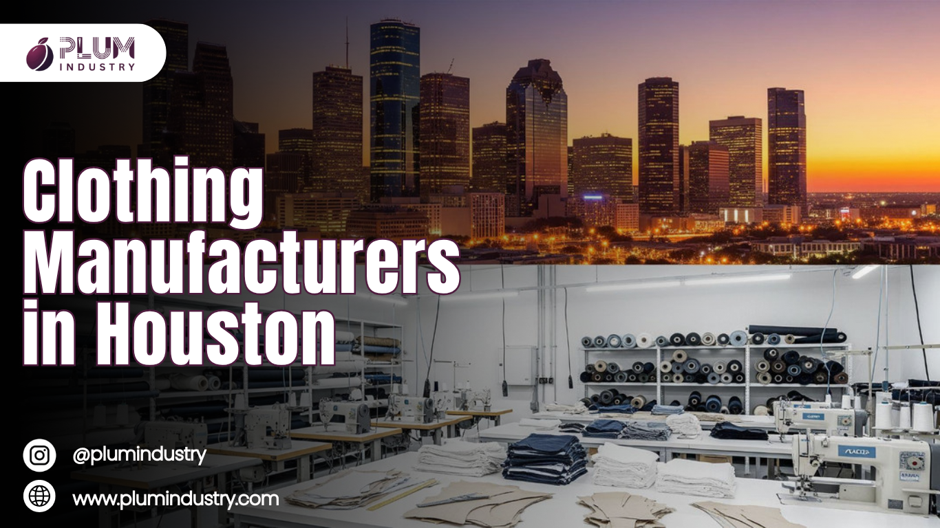 High-quality clothing manufacturers in Houston producing custom apparel