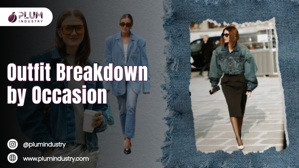 Step-by-step inspiration on how to style denim jacket for trendy streetwear and classic looks.